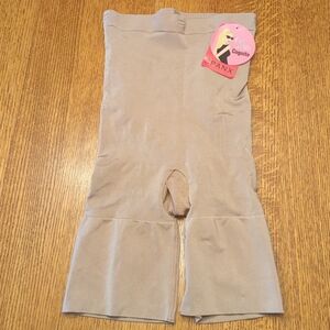 Spanx Slim Cognito High Waist Mid Thigh Nude Bodysuit- L- 067- Unworn- No Straps